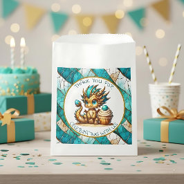 ドラゴンの誕生日お祝いありがとう フェイバーバッグ