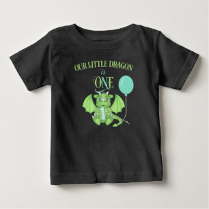 ドラゴンの誕生日シャツ ベビーTシャツ