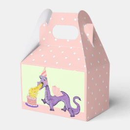 ドラゴンの誕生日パーティーのお礼箱 フェイバーボックス