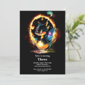 ドラゴンの誕生日パーティーへようこそ 招待状 (スタンド正面)