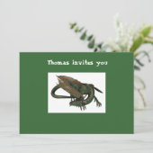 ドラゴンの誕生日招待状 招待状 (スタンド正面)