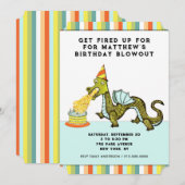 ドラゴンの誕生日 招待状 (正面/裏面)