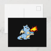 ドラゴンの誕生日 10 10歳の誕生日少年 かわいいドラゴン ポストカード (正面/裏面)