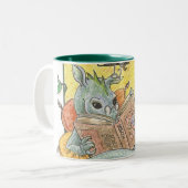 ドラゴンの読者のツートーンマグ ツートーンマグカップ (正面左)