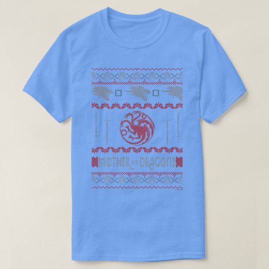 ドラゴンの醜いSのクリスマスの母のゲーム Tシャツ (デザイン正面)