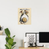 ドラゴンの錬金術 ポスター (ホームオフィス)