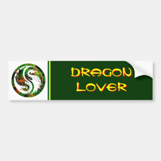 ドラゴンの陰陽 バンパーステッカー