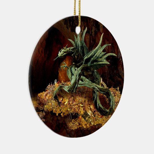 ドラゴンの隠れ家のオーナメント セラミックオーナメント (右)