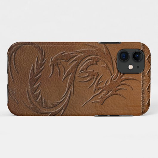 ドラゴンの革 Case-Mate iPhoneケース (裏面(横))