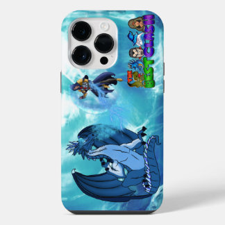 ドラゴンの領域のブルーアイスドラゴンと魔法使い iPhone 14 PRO MAXケース