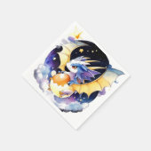 ドラゴンの領域:ベビーシャワー スタンダードカクテルナプキン (角)