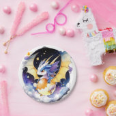 ドラゴンの領域:ベビーシャワー ペーパープレート (パーティー)