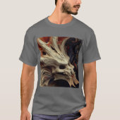 ドラゴンの頭蓋骨 / ドラゴンスレイヤーTシャツ Tシャツ (正面)