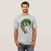 ドラゴンの顔の目の錯覚のTシャツ Tシャツ (正面フル)