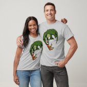 ドラゴンの顔の目の錯覚のTシャツ Tシャツ (ユニセックス)