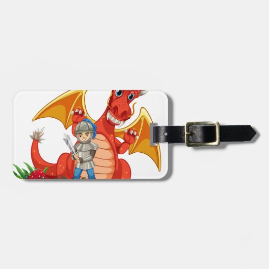 ドラゴンの騎士 ラゲッジタグ (正面横)