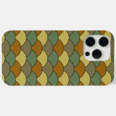 ドラゴンの鱗、扇、波、青海波、カモフラージュ Case-Mate iPhoneケース (裏面 (横))