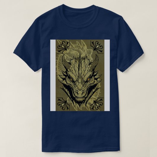 ドラゴンのd tシャツ (デザイン正面)