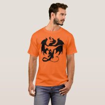 ドラゴンのDracorexのTシャツの中の獣