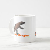 ドラゴンのKomodoシリーズ コーヒーマグカップ (正面左)