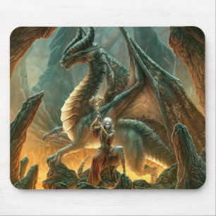ドラゴンのMageのマウスパッド マウスパッド