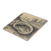 ドラゴンのOuroborosの蛇 タイル (側面)