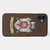 ドラゴンのSigilの戦いの頂上ブラウン Case-Mate iPhoneケース (裏面(横))