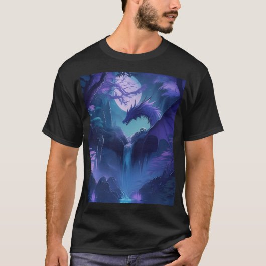 ドラゴンのTシャツ メンズ Tシャツ (正面)