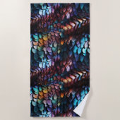 ドラゴンはかりで測ビーチタオル ビーチタオル (正面)