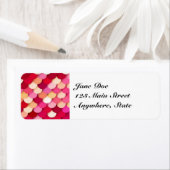 "ドラゴンはかりで測" – マゼンタ、ホットピンク、桃 ラベル (インサイチュ)