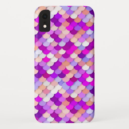 "ドラゴンはかりで測" – 紫。ホットピンクと桃 Case-Mate iPhoneケース (裏面)
