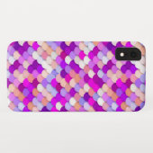 "ドラゴンはかりで測" – 紫。ホットピンクと桃 Case-Mate iPhoneケース (裏面(横))