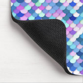 "ドラゴンはかりで測" – 青、蘭、ラベンダー マウスパッド (コーナー)