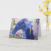 ドラゴンは悔やみや弔慰を引き裂きます カード (黄色い花)