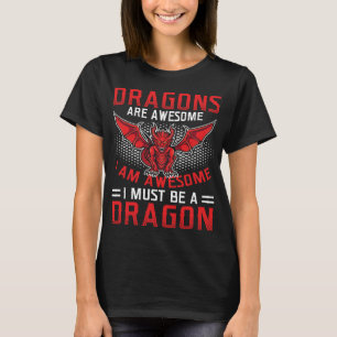 ドラゴンは素晴らしファンタジーおもしろいドラゴン好き今 Tシャツ