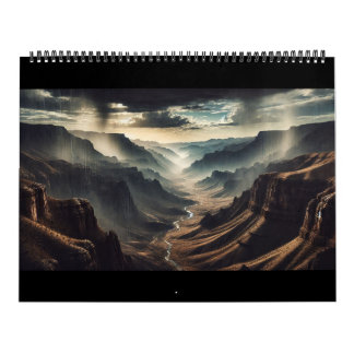 ドラゴンやグリフィン、ヴァンパイアや荒涼とした地域… カレンダー