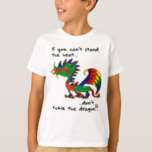 ドラゴンをくすぐらないで下さい Tシャツ