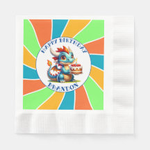 ドラゴンをテーマにした少年の誕生日パーティー