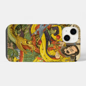 ドラゴンを召喚する魔法使い iPhoneケース (裏面横)