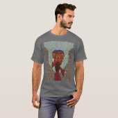 ドラゴンを召喚する Tシャツ (正面フル)