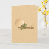 ドラゴンを夢を見ること カード (黄色い花)