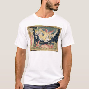 ドラゴンを戦うセントマイケルおよび彼の天使 Tシャツ
