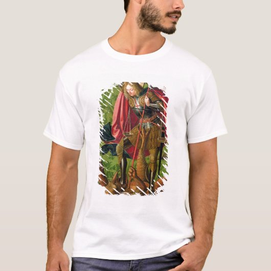 ドラゴンを殺すセントマイケル Tシャツ (正面)
