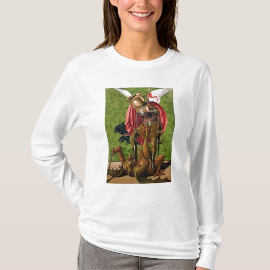 ドラゴンを殺すセントマイケル Tシャツ (正面)