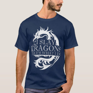 ドラゴンを殺す俺がドラゴンを殺す Tシャツ