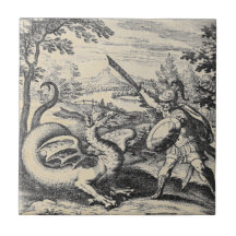 ドラゴンを殺す鎧をまとった騎士