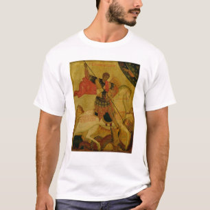 ドラゴンを殺害するセントジョージ Tシャツ