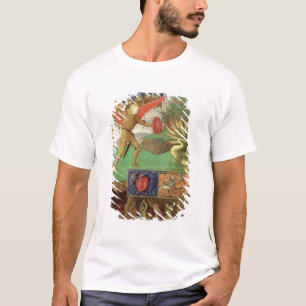 ドラゴンを殺害するセントマイケル Tシャツ