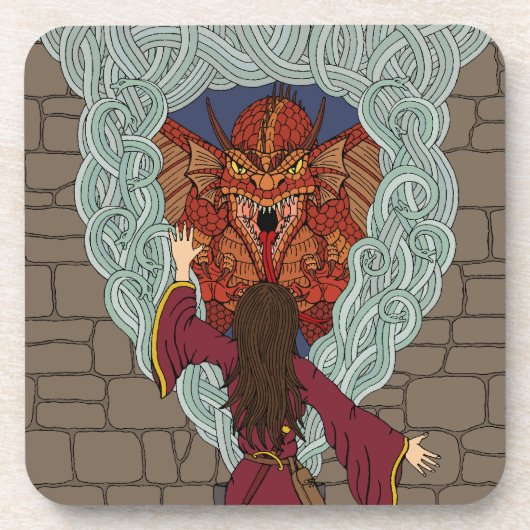 ドラゴンを誘惑する コースター (正面)