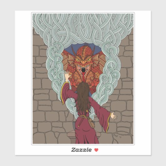 ドラゴンを誘惑する シール (シート)